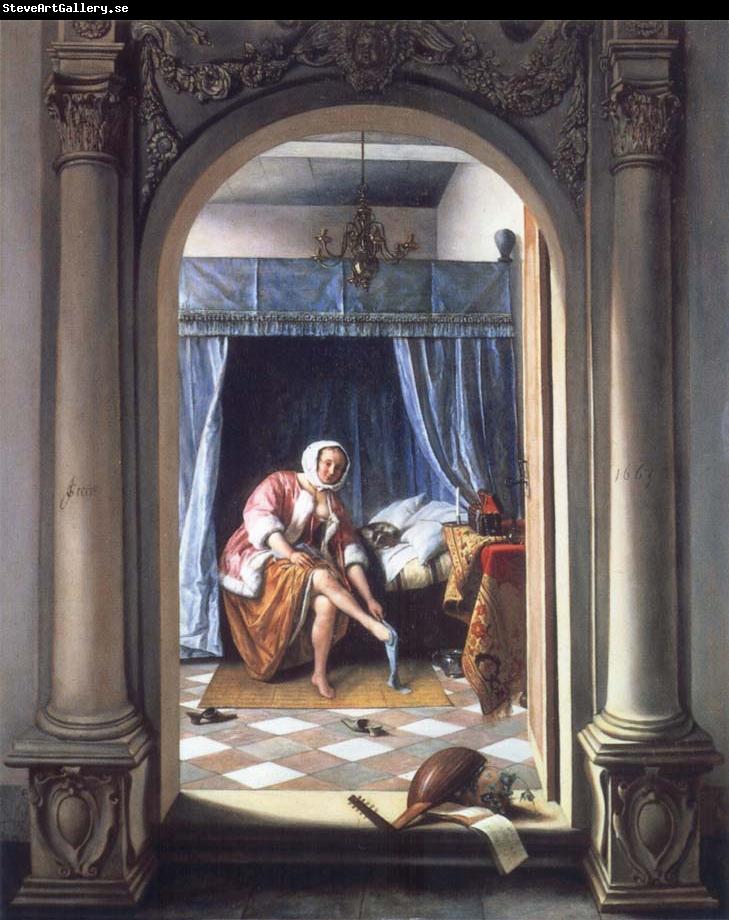 Jan Steen The toilet